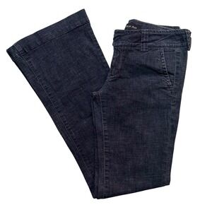 Y2K Low Rise Bootcut Jeans Dean Jean Dark Wash Stretch Women’s 7